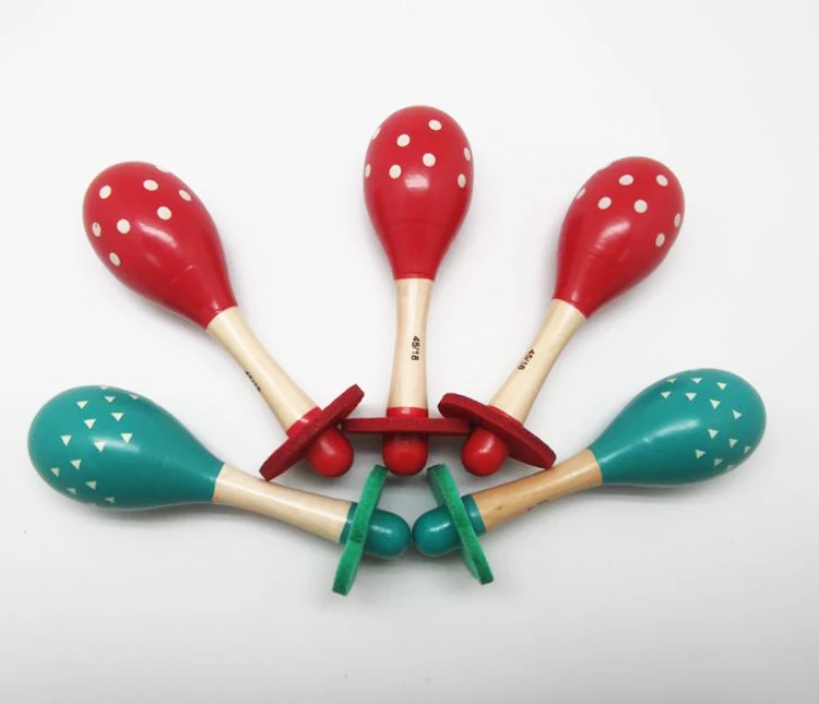 Baby Toy Musical Instrument Mini Wood Maracas For Sale Buy Baby