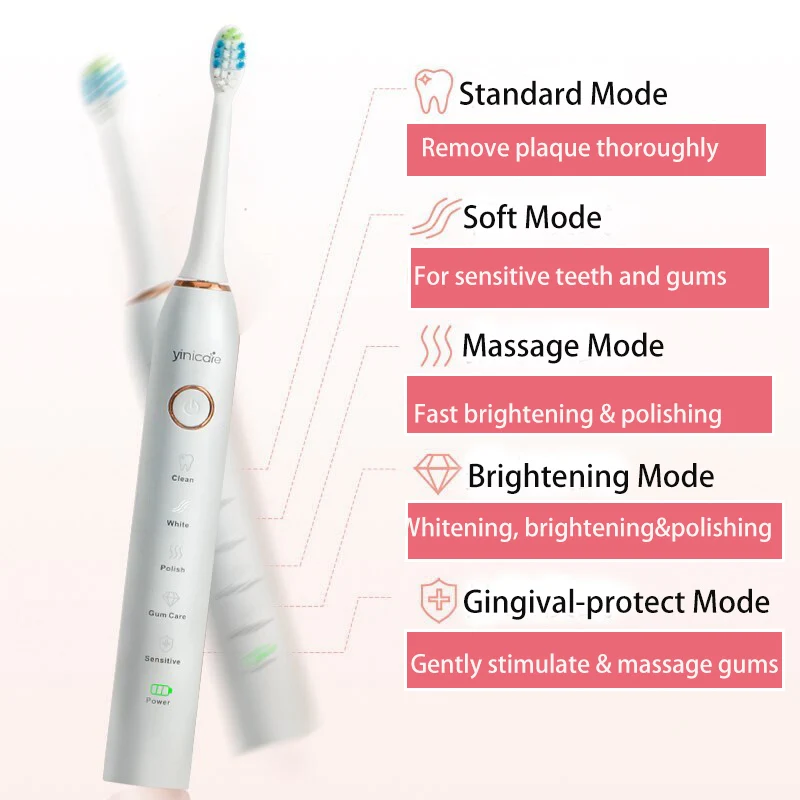 Ipx7 Waterproof Foodgrade Electric Toothbrush - Buy Rechargeable Sonic