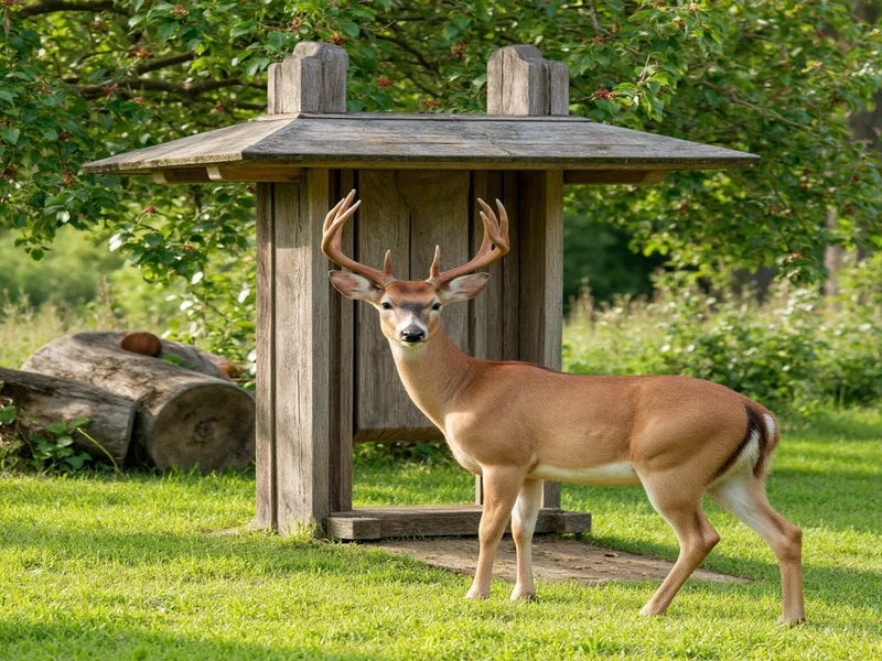 homemade deer feeder