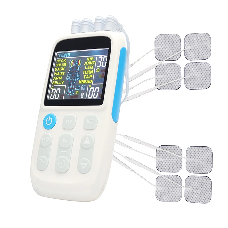 

dropshipping TENS EMS Unit Muscle Stimulator for Pain Relief Therapy, Electronic Pulse Massager Muscle Massager with 10 Pads, Customized