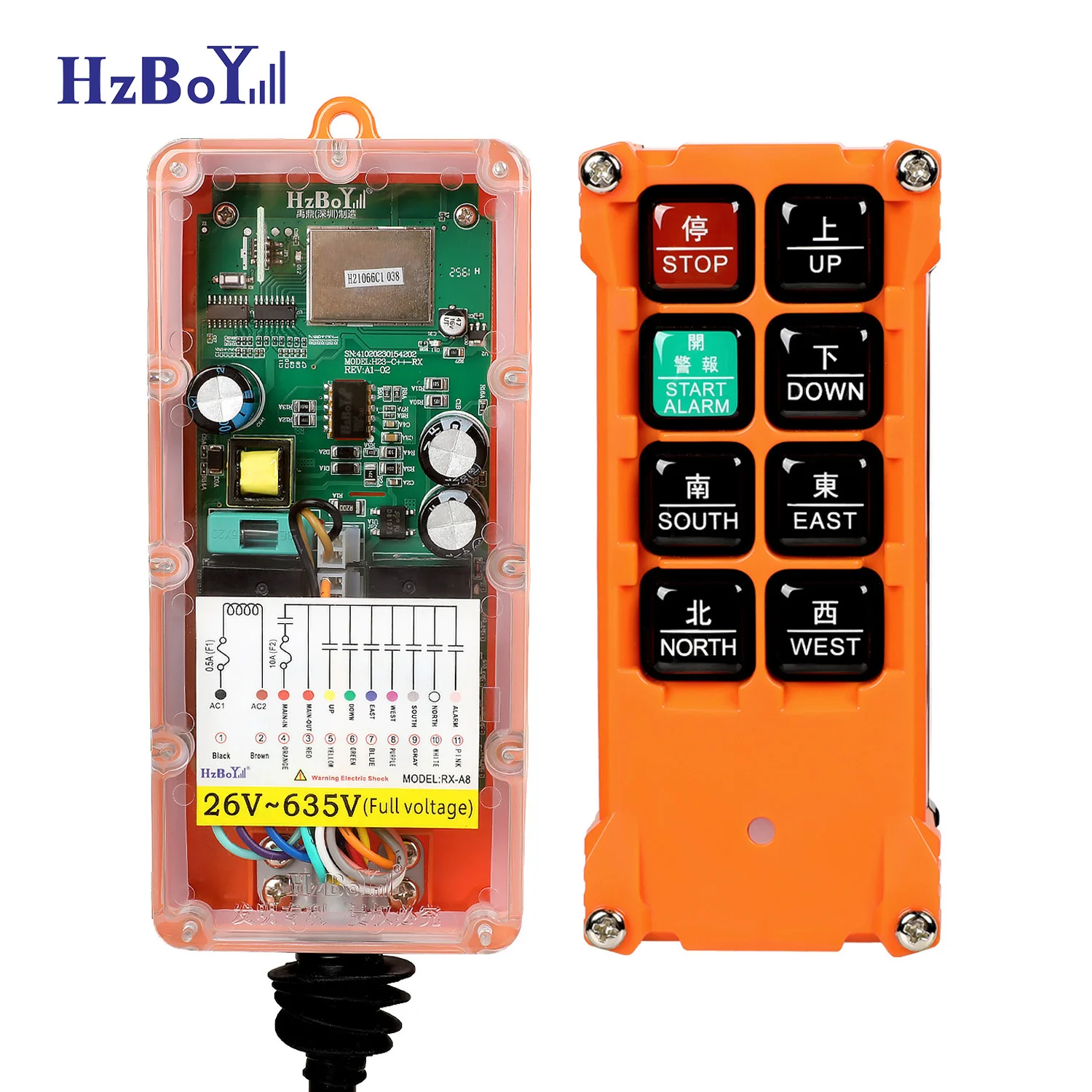 

China supply good quality wireless audio transmitter and receiver industrial remote control for crane