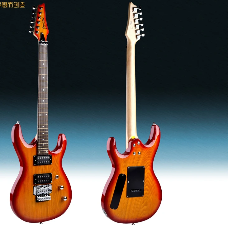 

Music instruments guitar electric guitar buy from China, Peach