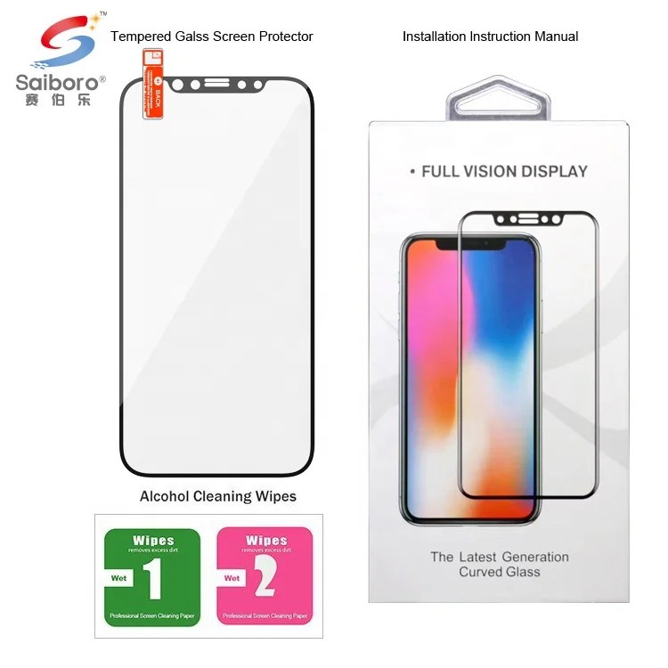 9H screen protector for iphone 8 for iphone x screen protector tempered glass+for iphonex glass screen