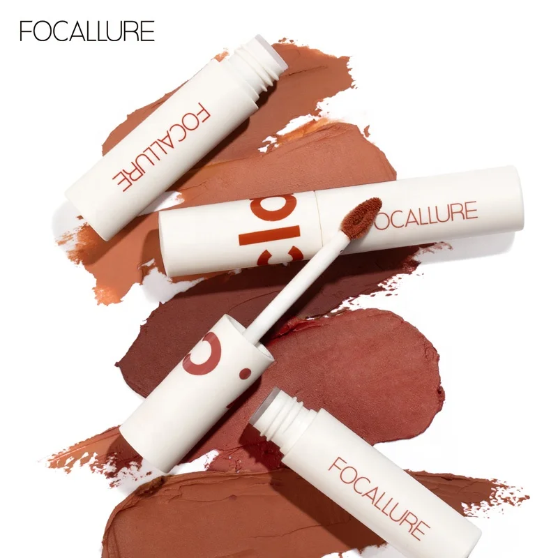 

FOCALLURE Wholesale Makeup Vegan Liquid Lipstick Nude Matte Liquid Lipsticks Lip Clay Waterproof