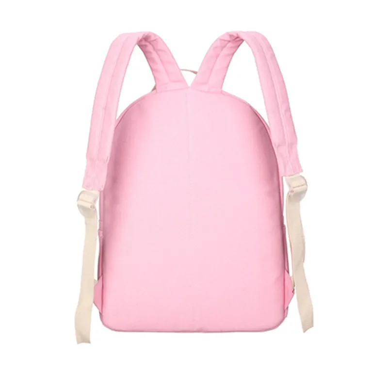 
Hot Selling 5pcs Shoulder Teen Girl Backpack Set Canvas Middle High School Student Bag Backpacks 