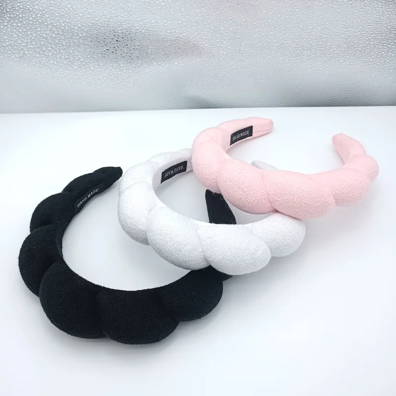 

2023 SIYWINA Spa Headband Sponge & Terry Towel Sponge Head Band Hair Accessories For Hair Accessories Custom Headbands For Women