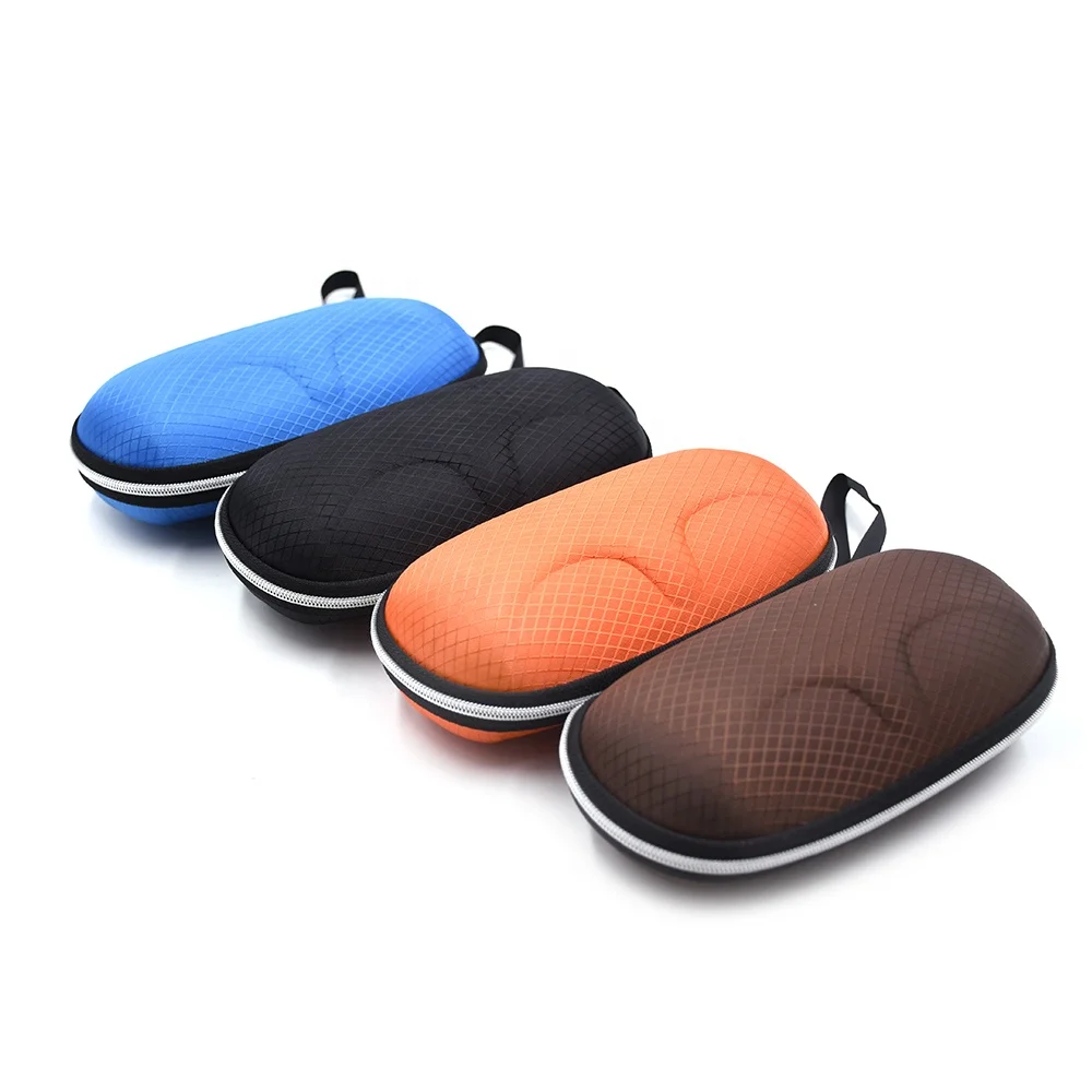 

oversize eva carrying case anti falling and wear-resistant sunglasses case with rope, Solid colour or custom