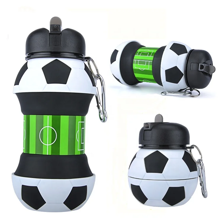 

Food Grade Eco Friendly Silicone Collapsible Water Bottle For Sports, Any pantone color
