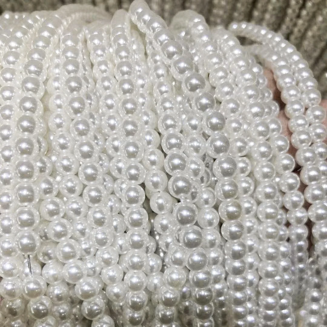 

Wholesale round special-shaped white pearl pine beads for jewelry