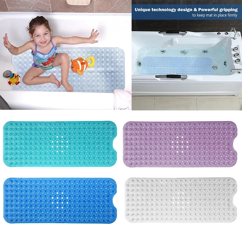 

Wholesale Anti slip bath mat PVC shower mat non slip Bath tub Mats, 10 colors