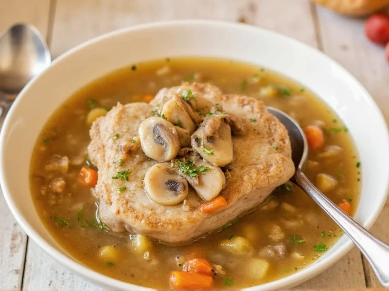 Easy Crock Pot Pork Chops with Mushroom Soup Recipe