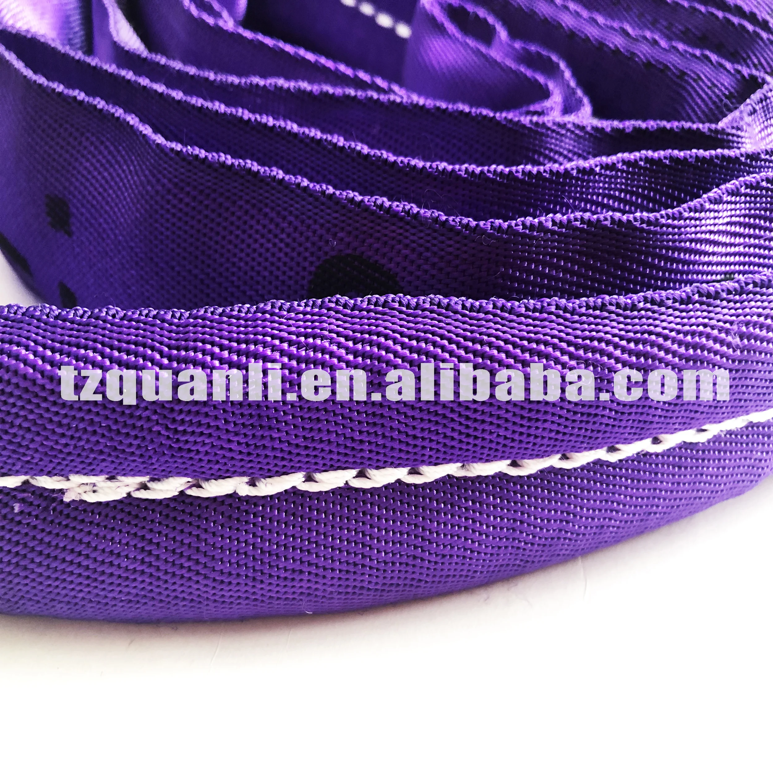 
1T(1T-500T)100% Polyester eye-eye soft Webbing lifting Sling 