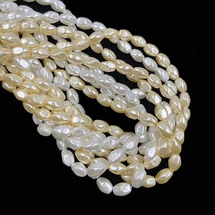 

Different Shape Baroque Pearl Beads Irregular Glass Beads For Diy Decoration Jewelry Making, As picture