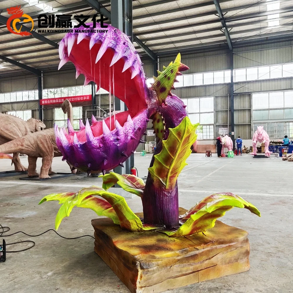 

Realistic robotic corpse flower in  shape in Movie studio, Customized