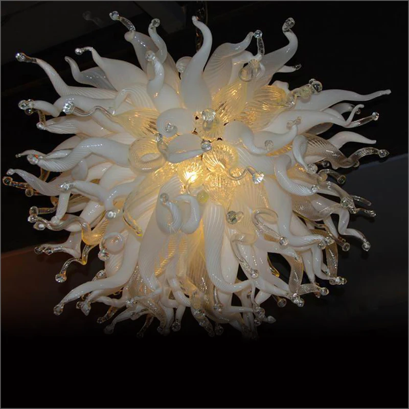 

Modern Chandelier Moroccan Pendant Lighting Hand Blown Glass LED Chandelier Funky Glass Spiral Chandelier, Customized