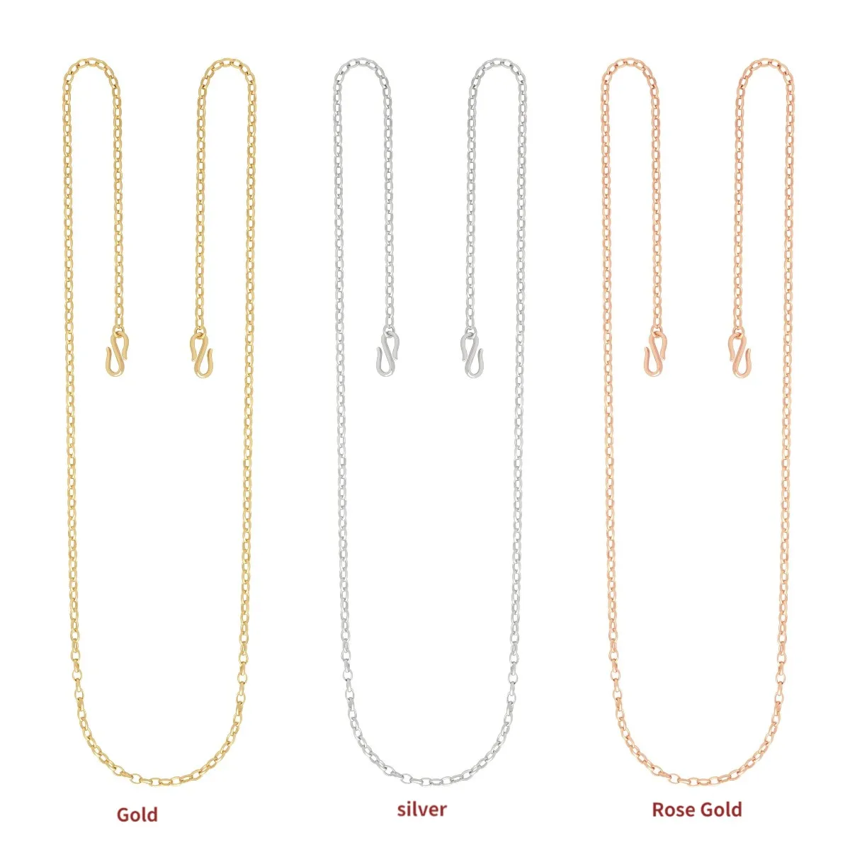 

Popular Personalized Stainless Steel Face Masking Chain Sunglasses Chain For Fashionable Women Girl, Gold,silver,rose gold