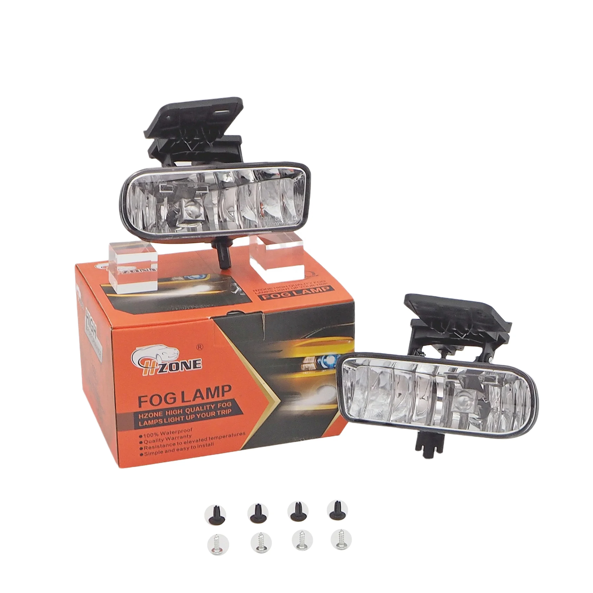 Hzone Fog Light Driving Lamp Assembly Kit For GMC Sierra 1999-2002 Suburban Yukon 2000-2004