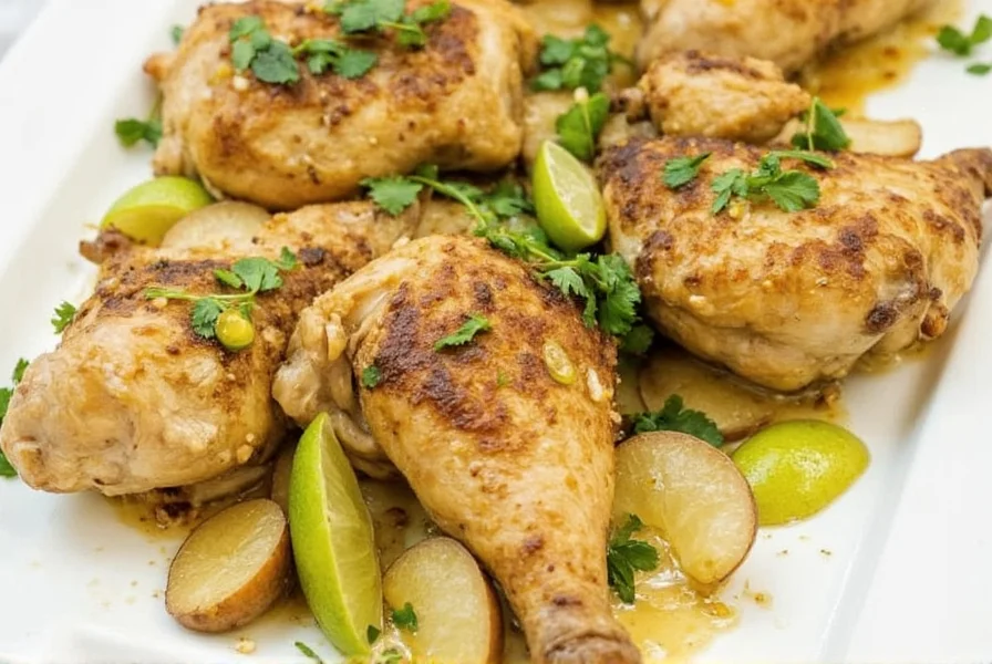 Lime coriander chicken served with coconut rice and fresh vegetable salad