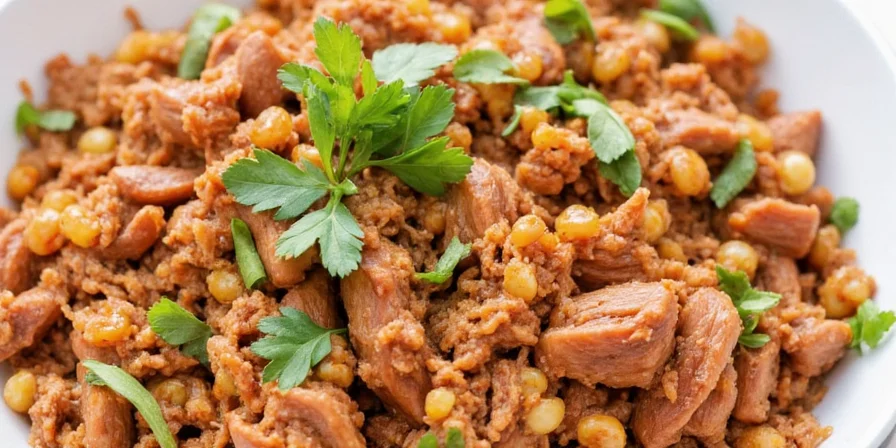 Coriander and cardamom pulled pork