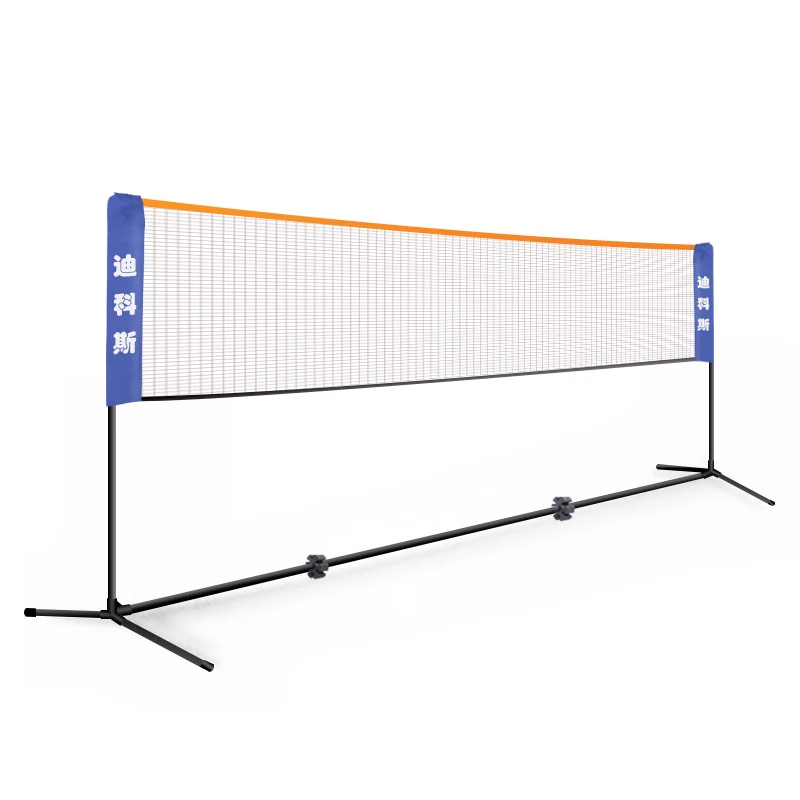 

portable badminton net set, Blue