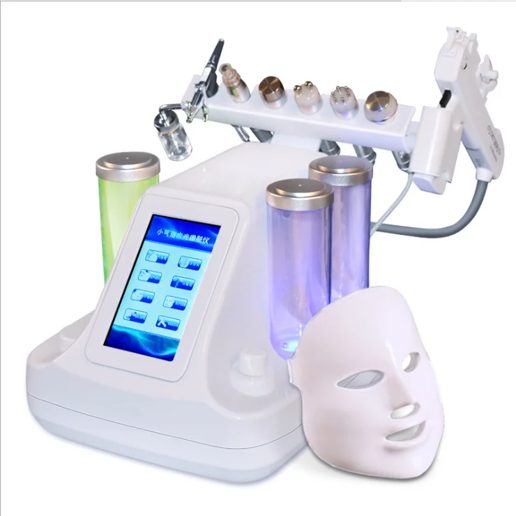 

7 in 1 Beauty Multifunction Hydra Dermabrasion Machine Ultrasonic Facial Aqua Peel Machine For Spa and Home Use, White