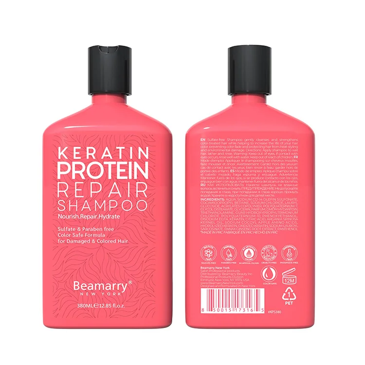 

Organic Natural Herbal with Liquid Keratin Protein Repair Hair Shampoo