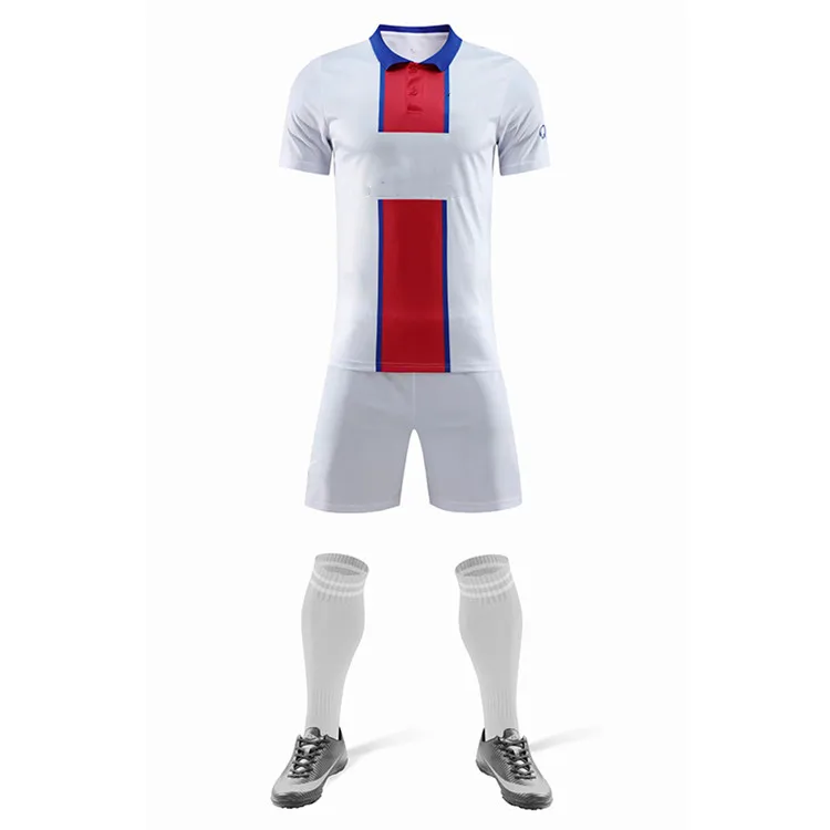 

2021 Latest Fance Paris Saint Germain Club Short Sleeve Sports Soccer Shirt Tracksuit White Men Football Unifrom Jersey Kits, Custom color