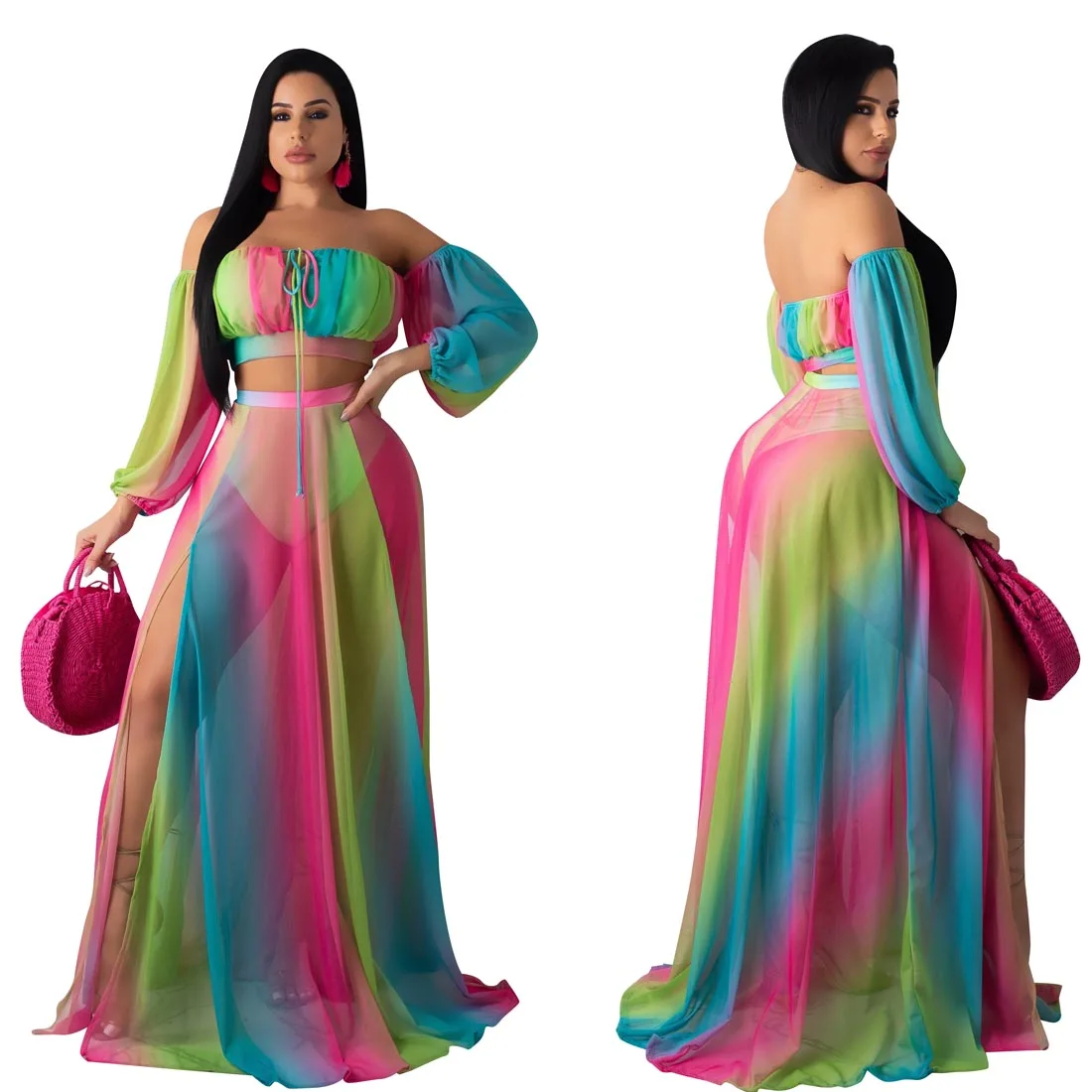

Women Dresses Maxi Design African Kitenge Dress Designs, Red, blue
