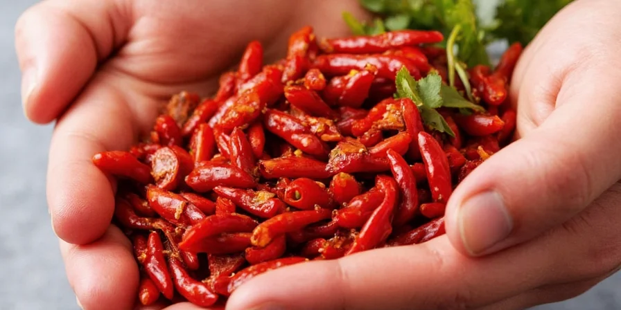 Chili morita rub on meat