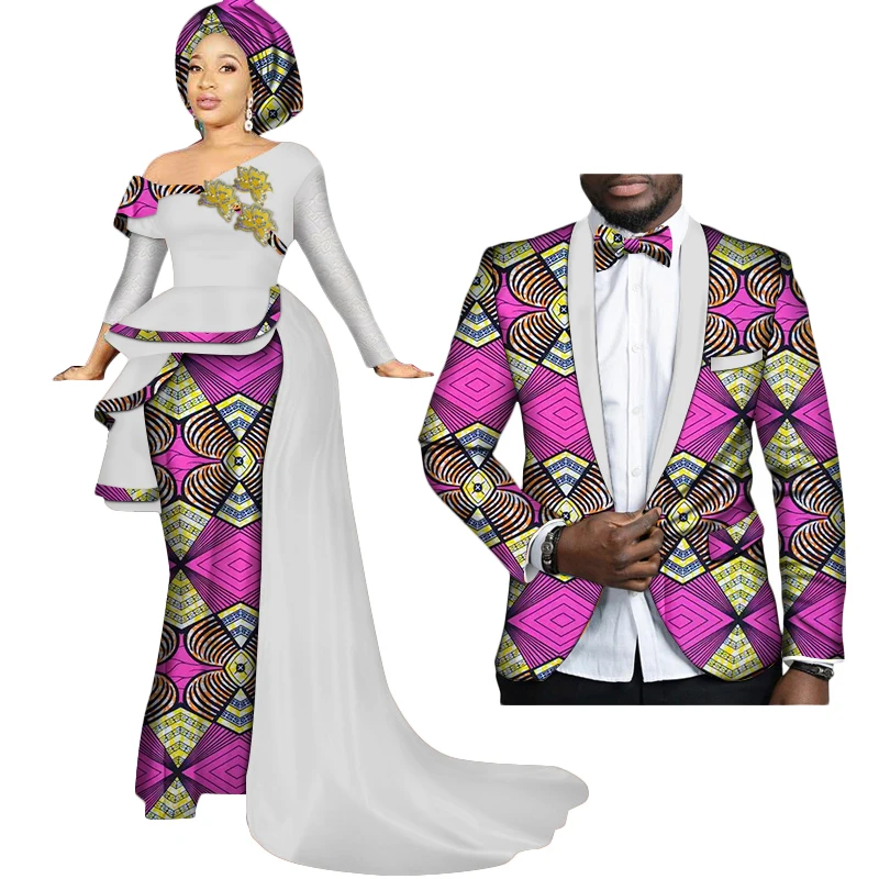 

men african clothes, bride evening dress african clothing, african dresses plus size Appliques wedding party couple clothes