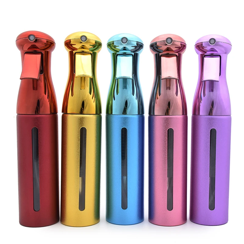 

300ML Mist Spray Bottle Salon Water Spray Bottles, Yello/purple/red/blue/pink