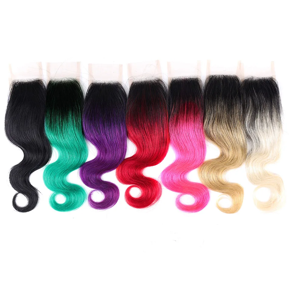 

Peruvian 2x4 Lace Closure Human Hair Closure Free Part Lace Closure Body Wave Natural Color 100% Remy Hair