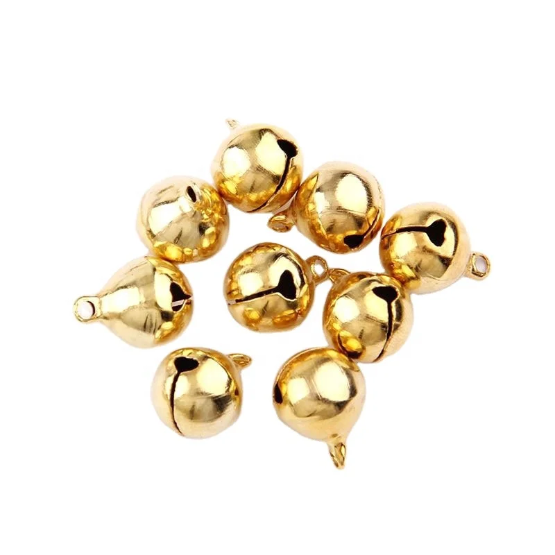 

Best Selling Vacuum Electroplating Metal Jingle Bells color small bells with a word opening diy crafts accessories for pet