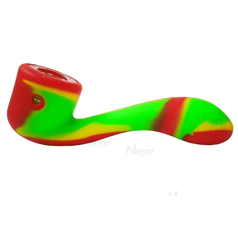 

Newjoy Pipa Rokok SP56 Silicone Pipes Smoking Weed Tabacco 4.72 Inch Acsesorio Para Fumar Hierba Pipas De Fumar Pipe Weed, Mixed designs colors