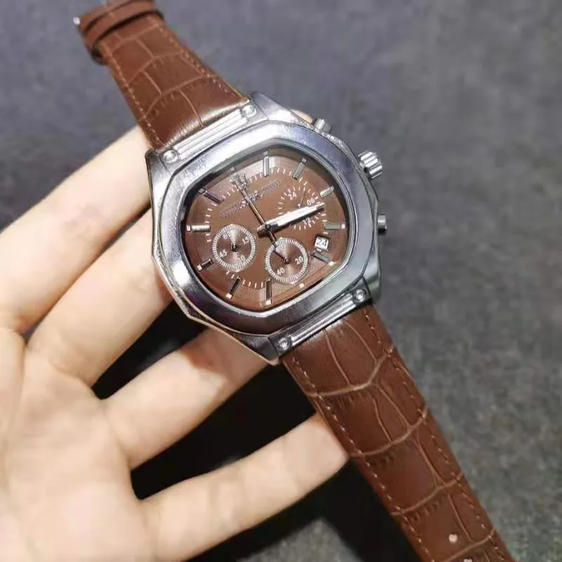 

Brand fashion business watch belt quartz men's Watch