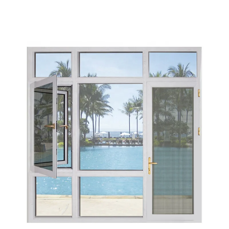 
guangzhou aluminium windows Details aluminum arched casement window price double glazing window for house 