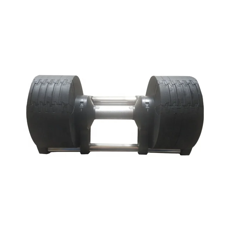 

Wholesale Dropshipping Gym Equipment 24KG Adjustable Dumbbells, Black