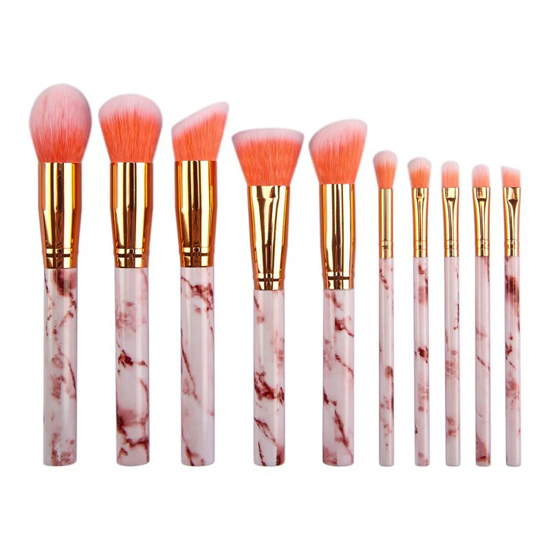 

Professional 2021 Marble Makeup Brushes 10 PCS Conture Makeup Brush Set