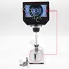ERIKC continuous zooming SD digital optical stereo industrial microscope with high brightness 8 LED for up to 100 t