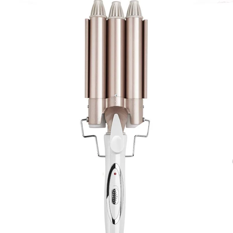 

LCD digital display curling machine professional ceramic thermal conductive hair curling air curler, Rose gold