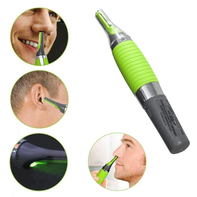 

FREE SHIPPING Personal Health Care Electric Ear & Nose Neck Eyebrow Trimmer Implement Removal Shaver for Man Woman Hair Clipper, As picture show