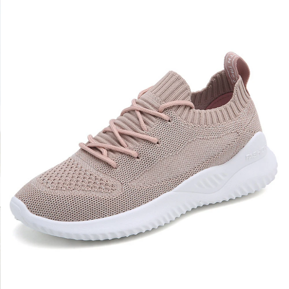 

New fashion breathable comfortable wear - resistant leisure running shoes sports girl running shoes