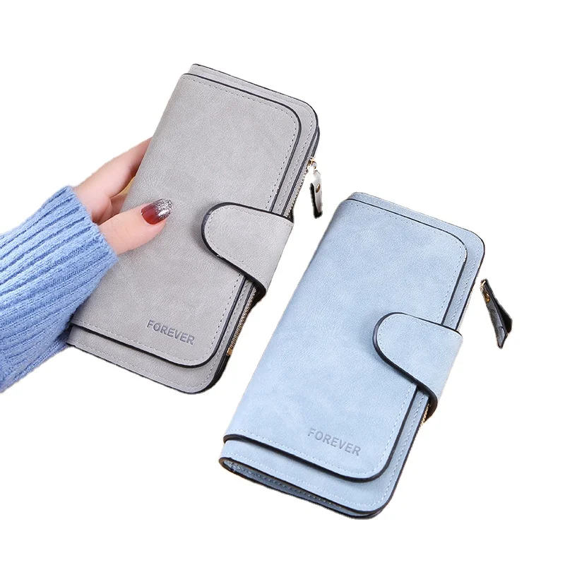 

Wholesale Factory Price Multi Colors Pu Leather Ladies Hand Wallet Fashionable Long Clutch Wallet For Women, Customized