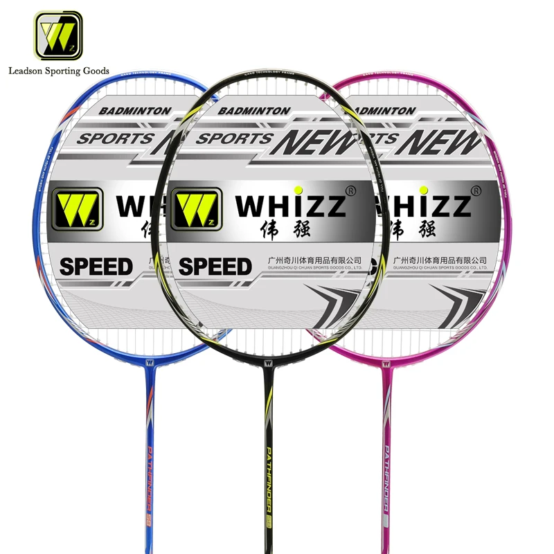 

WHIZZ S8 Badminton Racket Badminton Racket Aluminum alloy carbon composite, Blue