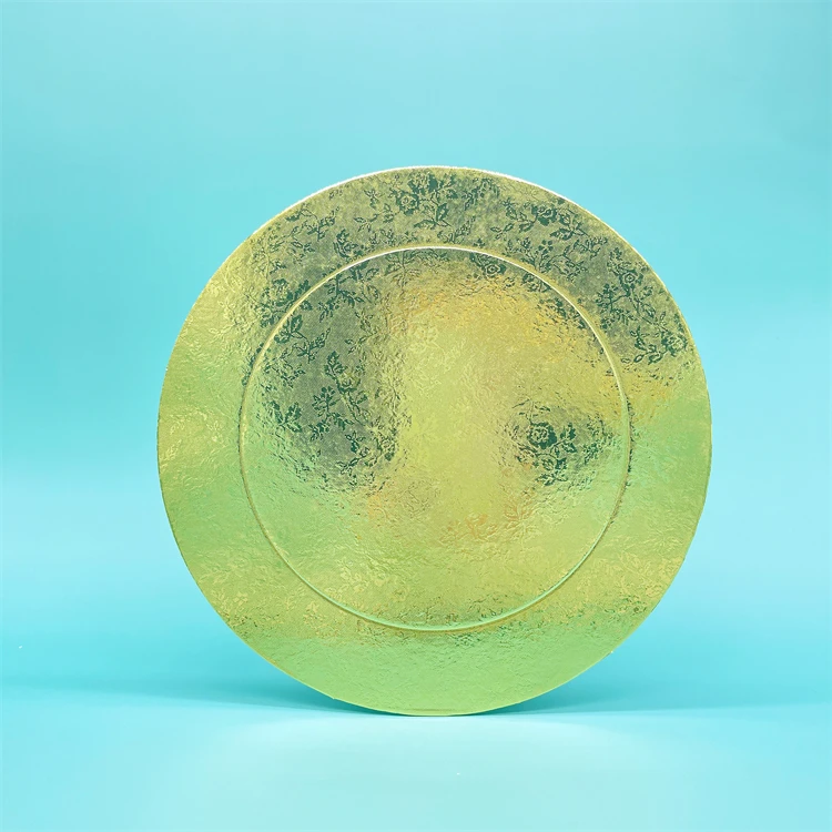 

Wholesale Golden 8 inch Diameter 2mm Thickness Mini Paper Cake Boards Round