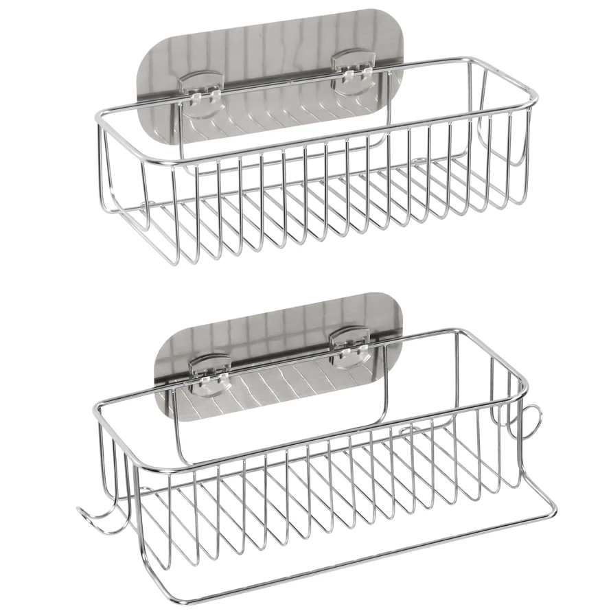 

2 Layers Wall Fixed Bathroom Storage Rack With Quality Guarantee