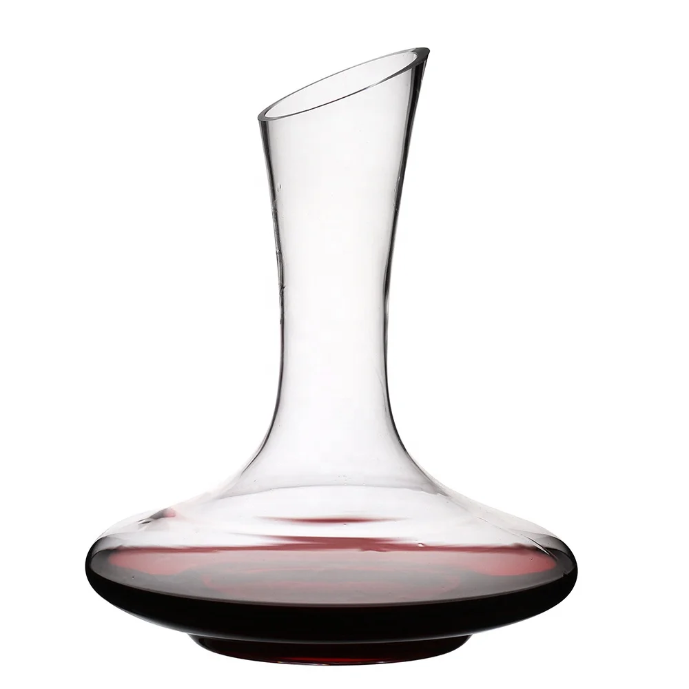 

Amazon top seller 1800ml wholesale unique clear crystal glass wine decanter for gift