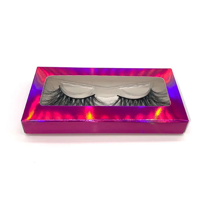 

New Private Label Paper Pink Custom Logo Eyelash Boxes
