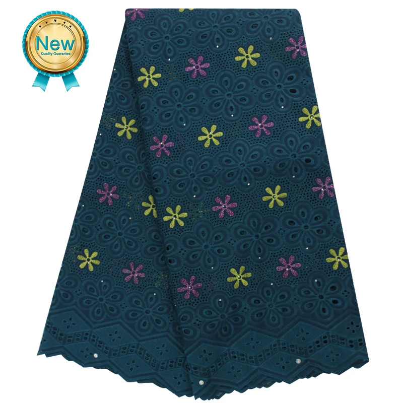 Bestway latest african lace material 5yards swiss voile lace fabrics