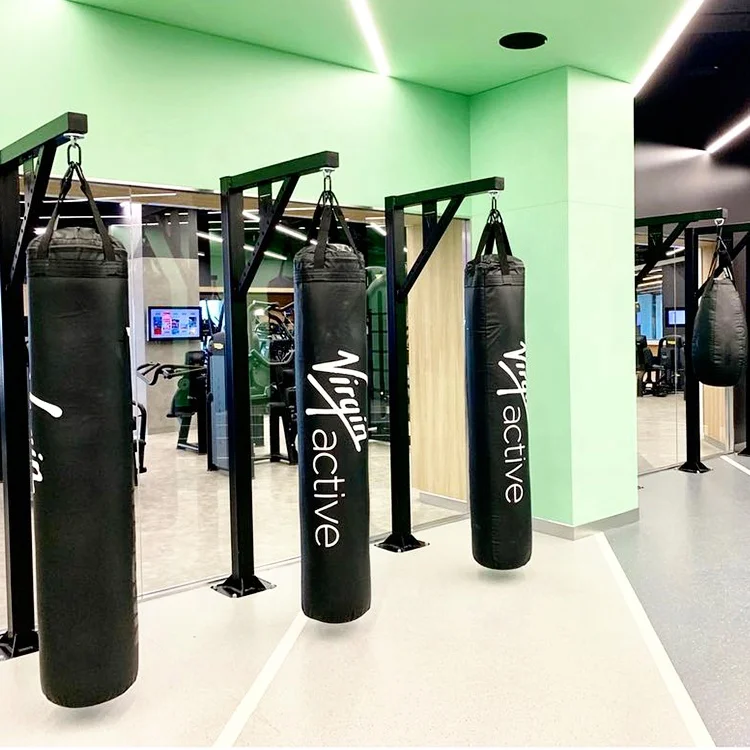 

Professional Production Floor Standing Punching Bag Support Hanging Rack, Customer requiment